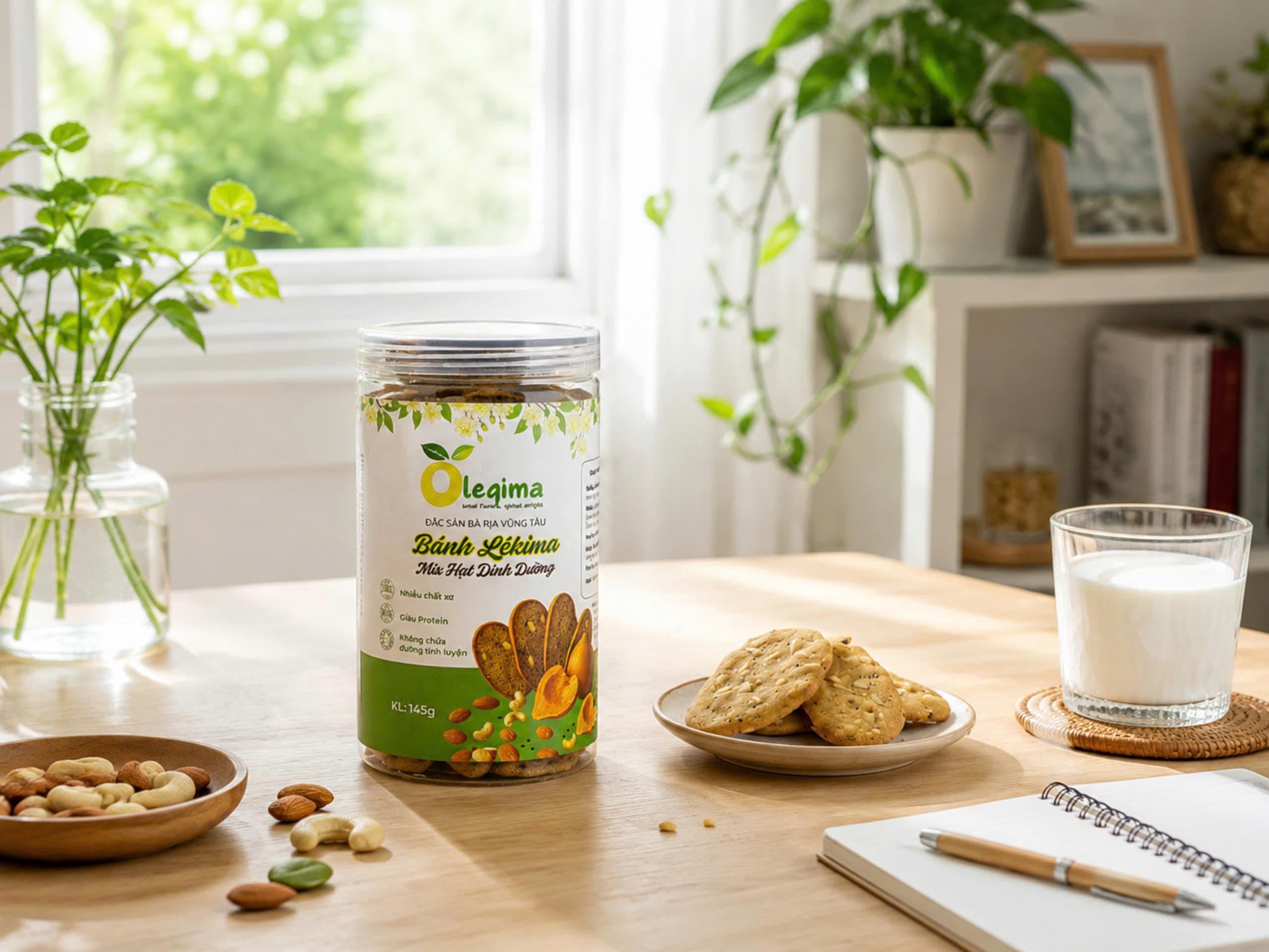 Bánh Cookies Lêkima Mix Hạt Dinh Dưỡng